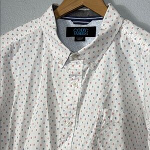 Cody James Men's White Patterned Shirt‎